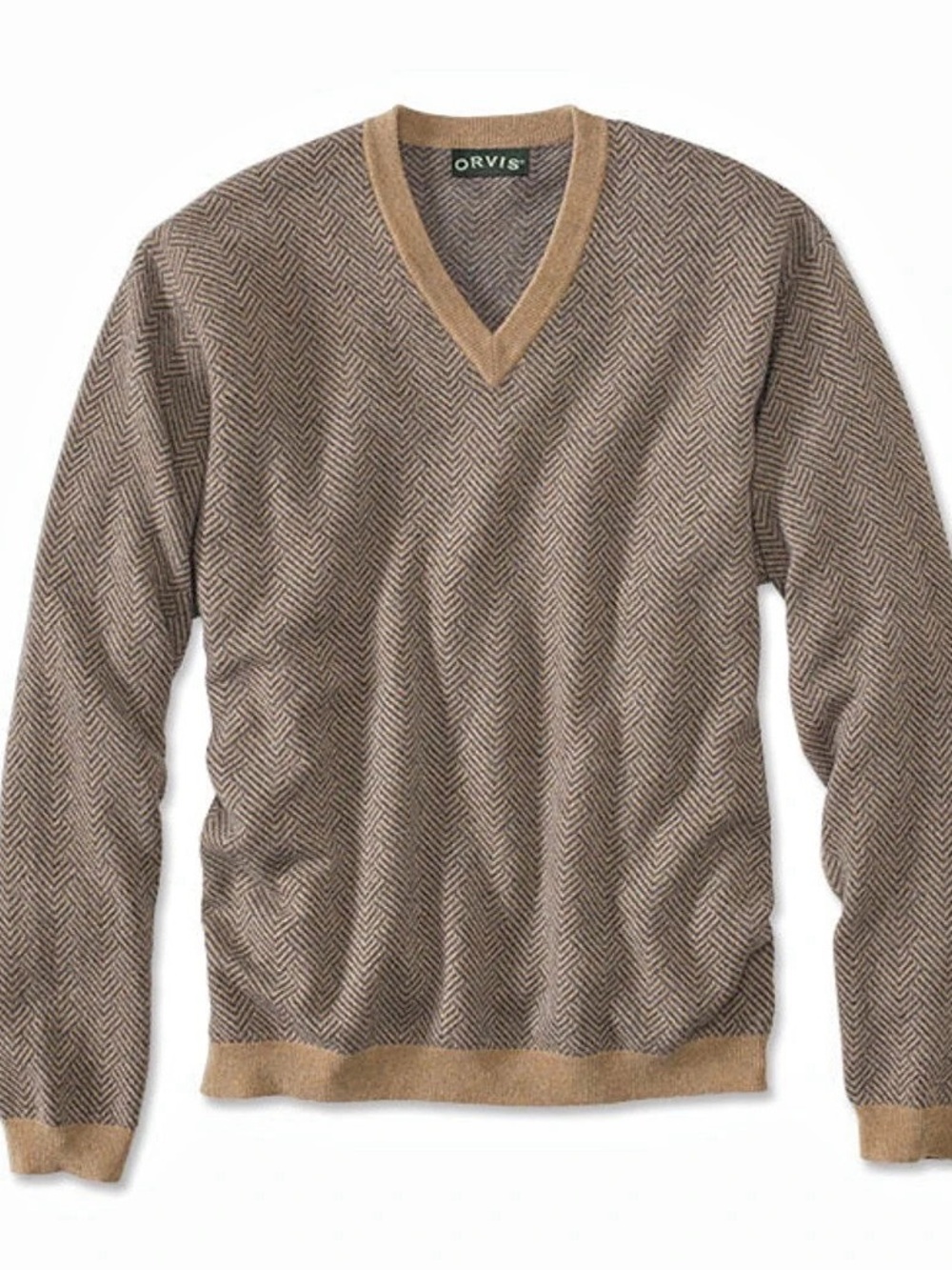 Orvis Cashmere V-Neck Sweater Size Medium